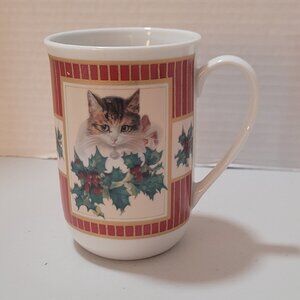 Mug "THE KITTEN" by Pillar Box Cards 1991 Ceramic Small 8 oz Heirloom Tradition